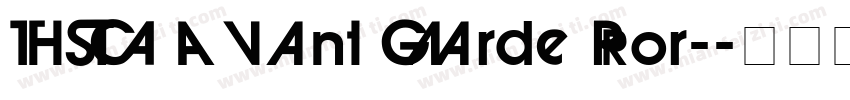ITC Avant Garde Por-字体转换